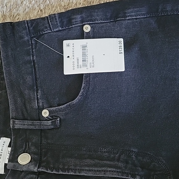 Good American Good Boy Straight Jean - Black270 - Sz 4 - NWT - Picture 6 of 14